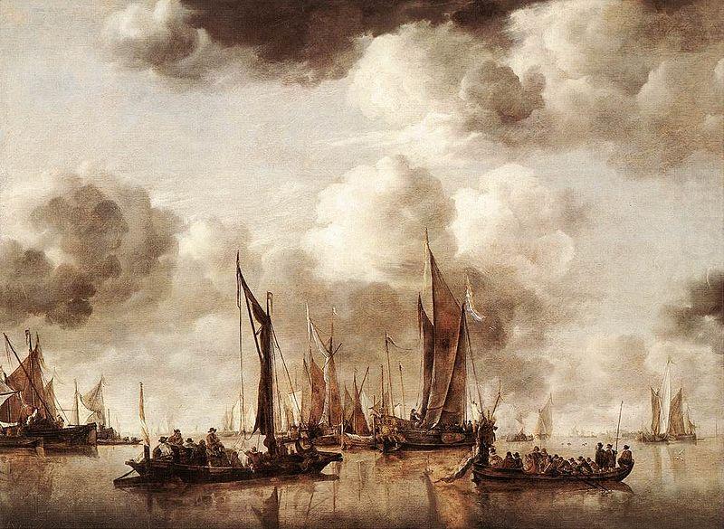 Dutch Yacht Firing a Salvo, Jan van de Cappelle